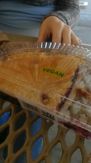 vegan blueberry pie  at Whole Foods Market in Henderson