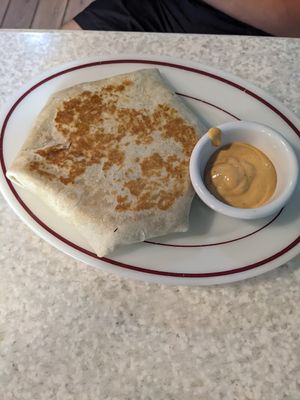 Crunchwrap with chipotle mayo. at Wicked Willow in Stevens Point