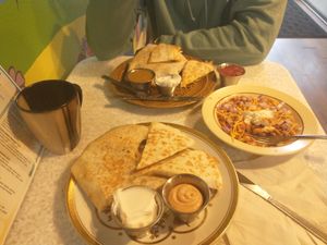 Crunchwrap, Chili and Quesadilla at Wicked Willow in Stevens Point
