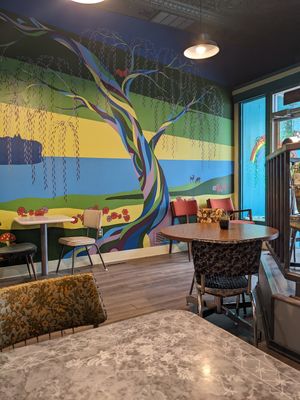 Inside the restaurant at Wicked Willow in Stevens Point