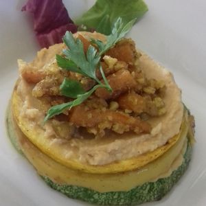 Timbal de carbassó at El Brot in Alp