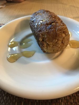 Croquettas of tofu at El Brot in Alp