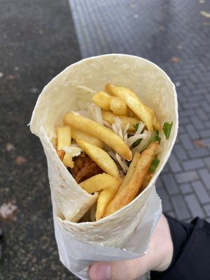 Sabich wrap  at Edna's Kitchen in Bristol