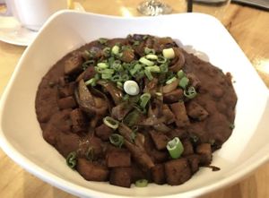 Vegan red beans and rice   at Liliana's Restaurant in Fitchburg