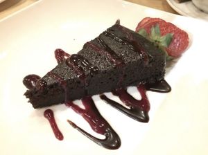 Vegan chocolate cake   at Liliana's Restaurant in Fitchburg