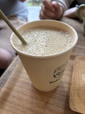 Peanut butter banana smoothie  at Medel Deli  in Tokyo