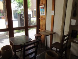 Seating area at Medel Deli  in Tokyo