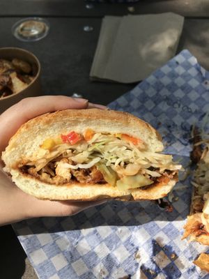 Yuba pulled porc   at Depanneur Le Pick Up in Montreal