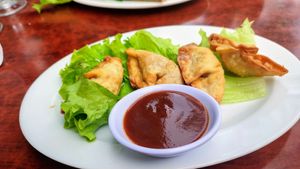 Entrée grillée at Bodhi Vegan in Paris