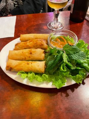 Nems at Bodhi Vegan in Paris