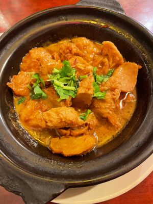 Marmite au "poulet" caramélisé at Bodhi Vegan in Paris