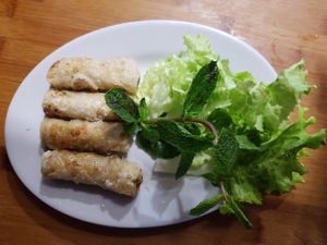 Nems at Bodhi Vegan in Paris