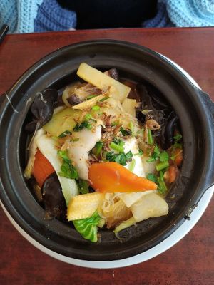 Veggies marmite at Bodhi Vegan in Paris