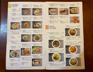  Menu at Bodhi Vegan in Paris