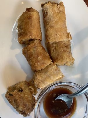 Vegan king rolls  at Bodhi Vegan in Paris