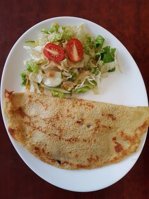 Crêpe au champignons  at Bodhi Vegan in Paris