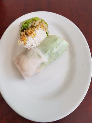 Rouleau printemps  at Bodhi Vegan in Paris