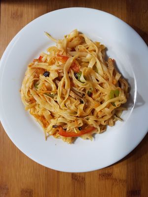 Pad thai  at Bodhi Vegan in Paris