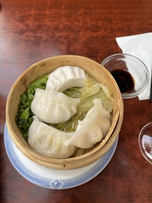 Dumplings at Bodhi Vegan in Paris