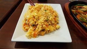 Thai rice at Bodhi Vegan in Paris