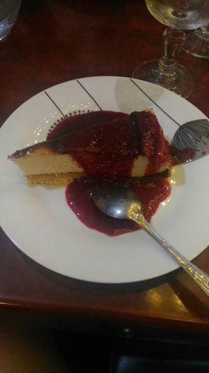 Cheesecake at Bodhi Vegan in Paris