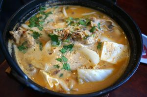 Satay Marmite at Bodhi Vegan in Paris