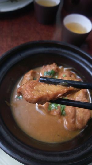 Vegan "chicken", sooo tasty at Bodhi Vegan in Paris