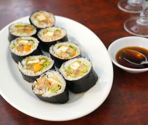 Makis at Bodhi Vegan in Paris