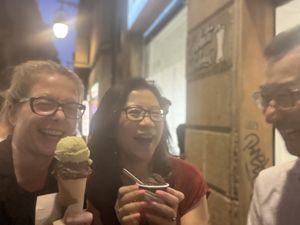 Nice treat after concert!  at Gelateria Palau in Barcelona