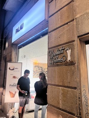 Gelateria Palau  at Gelateria Palau in Barcelona