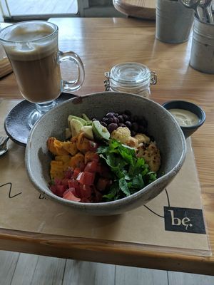 Vegan Burrito Bowl at Be Good To You in Cairo