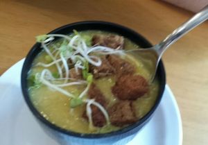 Millet Pumpkin soup at Deshima in Amsterdam