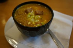 soup of the day at Deshima in Amsterdam