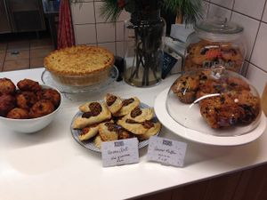 Lots of baked goods! at Deshima in Amsterdam