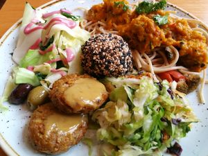 Healthy vegan meal @ Deshima.  at Deshima in Amsterdam