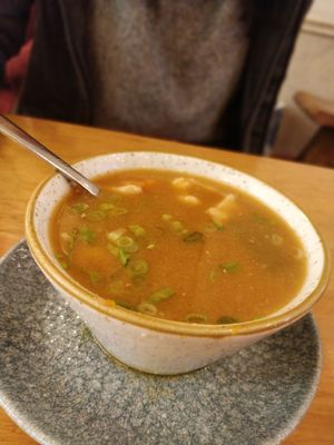 Miso soup at Deshima in Amsterdam