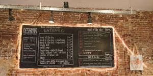 Menu at Deshima in Amsterdam