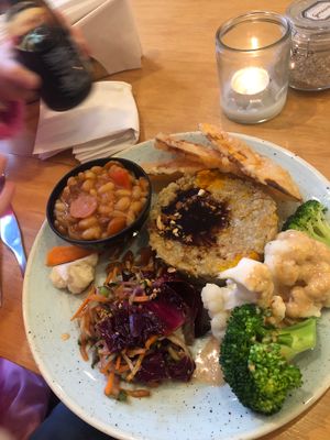 Vegan meal at Deshima in Amsterdam