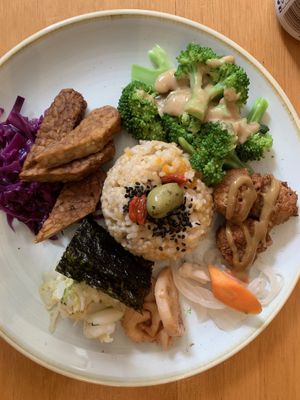 Meal of the day at Deshima in Amsterdam