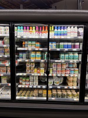 vegan sauces, vegan kimchi and pickles   at PCC Community Markets in Bothell