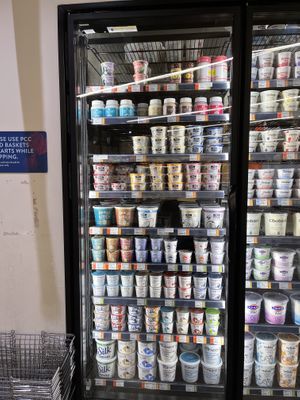 vegan yogurts   at PCC Community Markets in Bothell