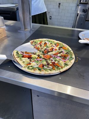 vegan pizza (also in the frozen section)   at PCC Community Markets in Bothell