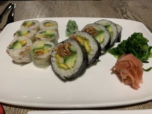 Mix of Vegan Spring rolls variés + Vegan Big rolls #Veganuary at Origami in Esch-sur-alzette