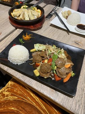 Canard Pékin & Bœuf  at Origami in Esch-sur-alzette