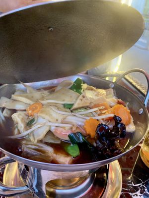 “Marmite de fruits de mer vegan” - Vegan Seafood cooking pot  at Origami in Esch-sur-alzette