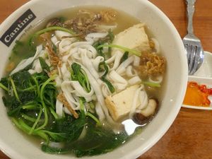 soup bian mian at Xuan Miao Vegan 炫妙 - Jurong Point in West Singapore
