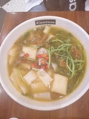 Mee hoon kueh at Xuan Miao Vegan 炫妙 - Jurong Point in West Singapore