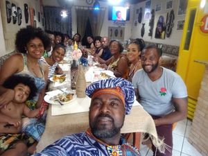 So alegria at Mama Africa in Sao Paulo