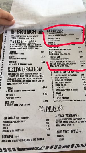 Other vegan options  at Noa Bake House in Douglas