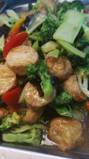 Ren he vegetarian at 22 senoko loop Min lock eating house at Ren He Vegetarian Stall in North Singapore